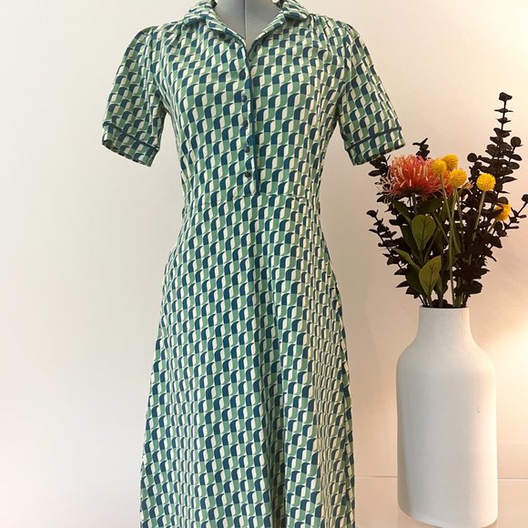 COPY - King Louie Midi Dress Sz XS - Picture 2 of 10